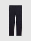 Reiss Navy Pitch Slim Fit Washed Chinos