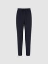 Reiss Navy Hailey Pull On Trousers