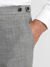 Reiss Grey Buxley Wool Wedding Suit: Mixer Trousers