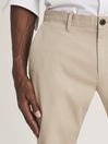 Reiss Stone Pitch Slim Fit Washed Chinos