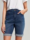 Joules Shirley Long Blue Denim Shorts