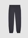 Reiss Navy Eastbourne Cuffed Technical Trousers
