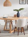 .COM Oak Belgrave Oval 4 to 6 Seater 6 to 8 Seater Extending Extending Dining Table