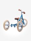 hippychick Blue Trybike 2-in-1 Vintage Balance Trike with Trike Kit