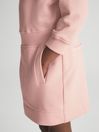 Reiss Pink Jamie Junior Jersey Sweater Dress