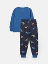 Joules Dozedays Blue Glow in the Dark Pyjama Set