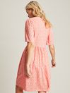 Joules Norah Pink Square Neck Dress