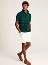 Joules Filbert Green Classic Fit Striped Polo Shirt