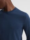 Reiss Bright Airforce Wessex Pure Wool Jumper
