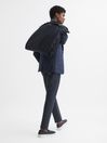 Reiss Dark Navy Callum Nylon Webbing Suit Bag