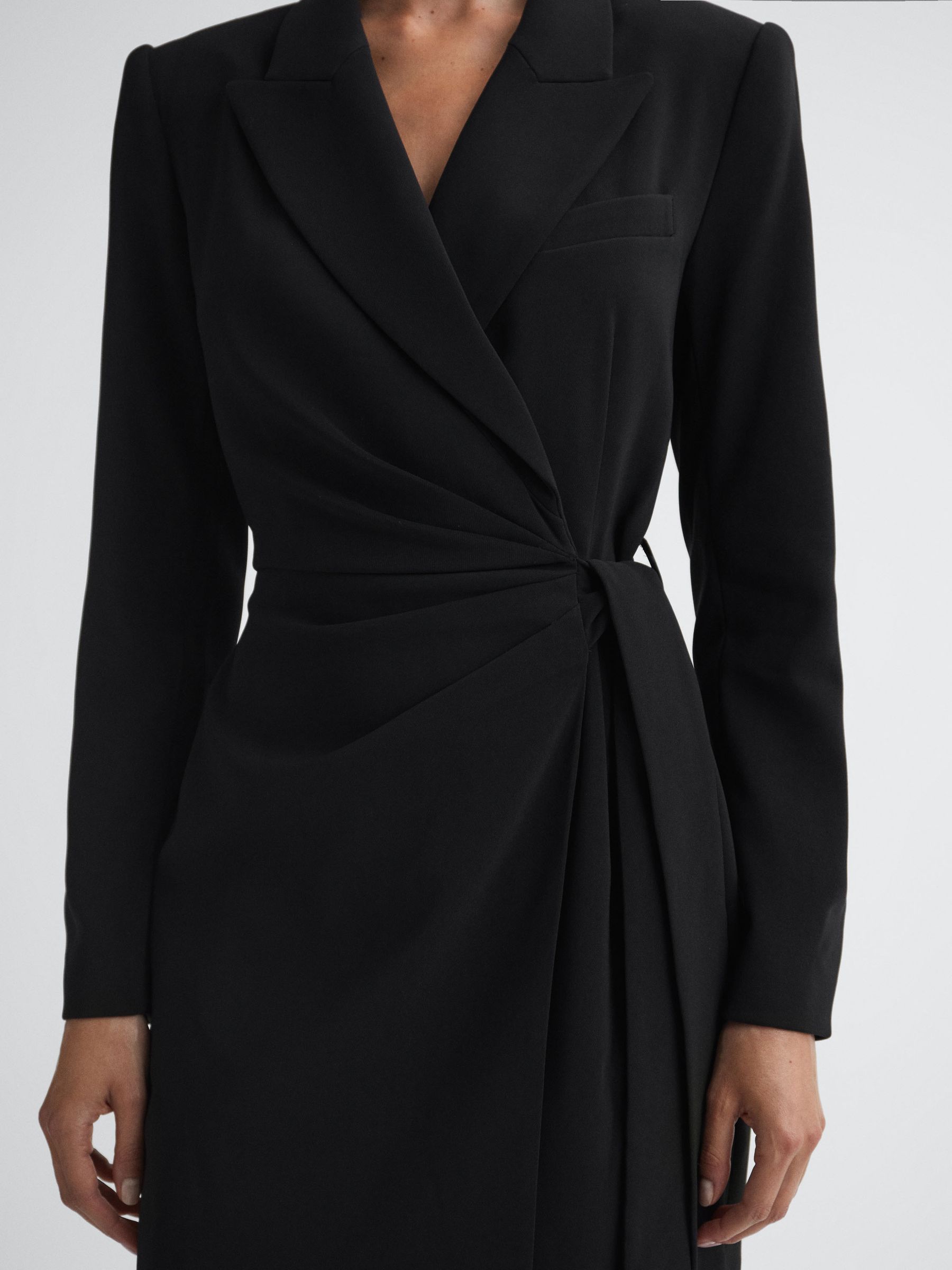 Reiss Peyton Fitted Double Breasted Mini Dress | REISS USA