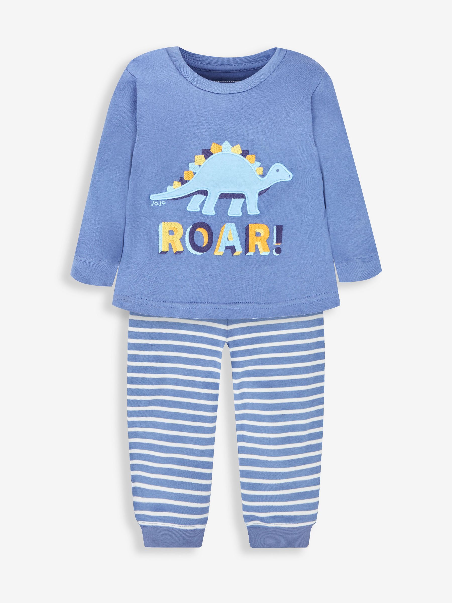 Buy Blue Boys' Dinosaur Jersey Pyjamas from the JoJo Maman Bébé UK ...