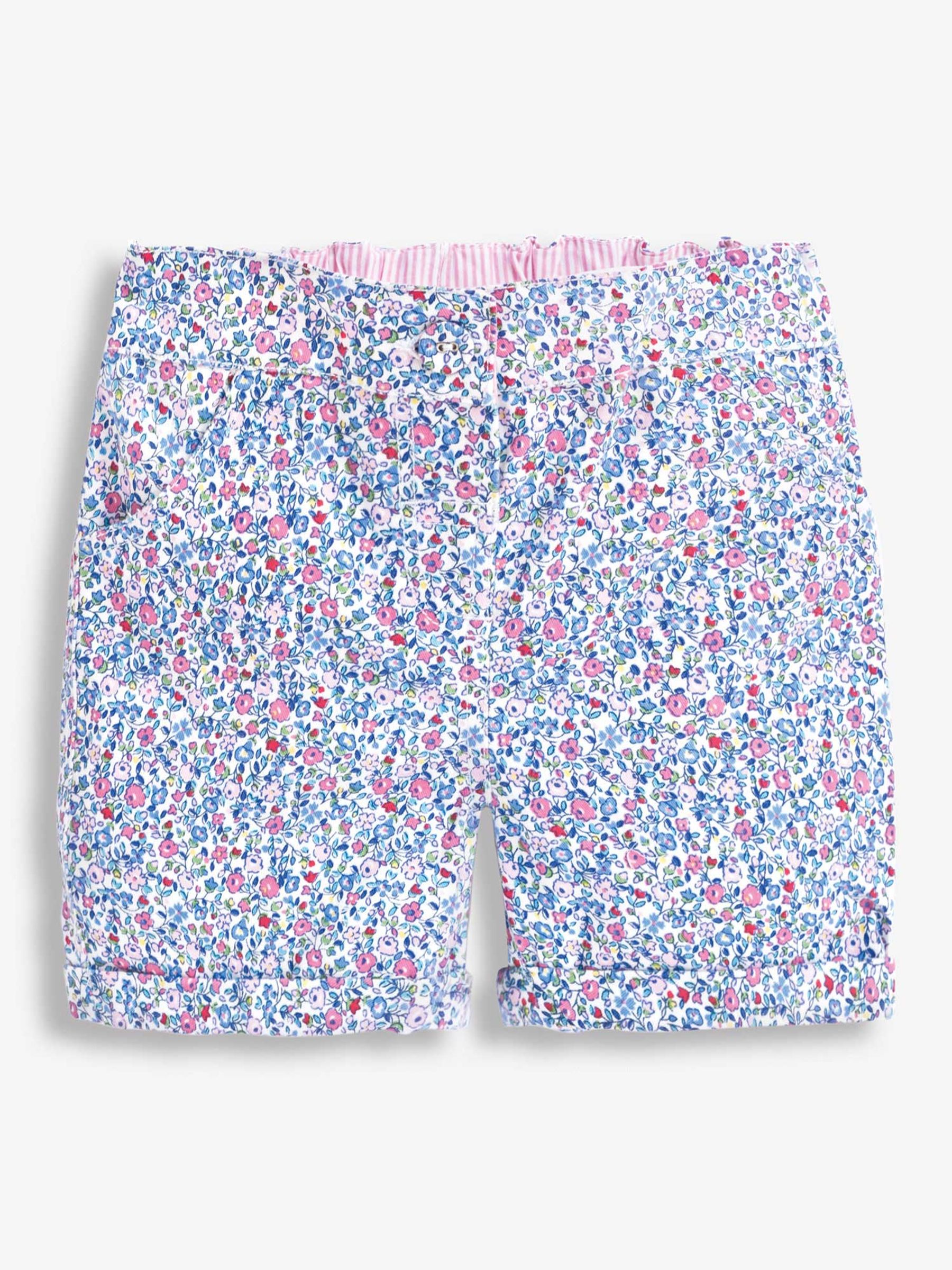 Buy JoJo Maman Bébé Girls' Pretty Twill Shorts from the JoJo Maman Bébé ...