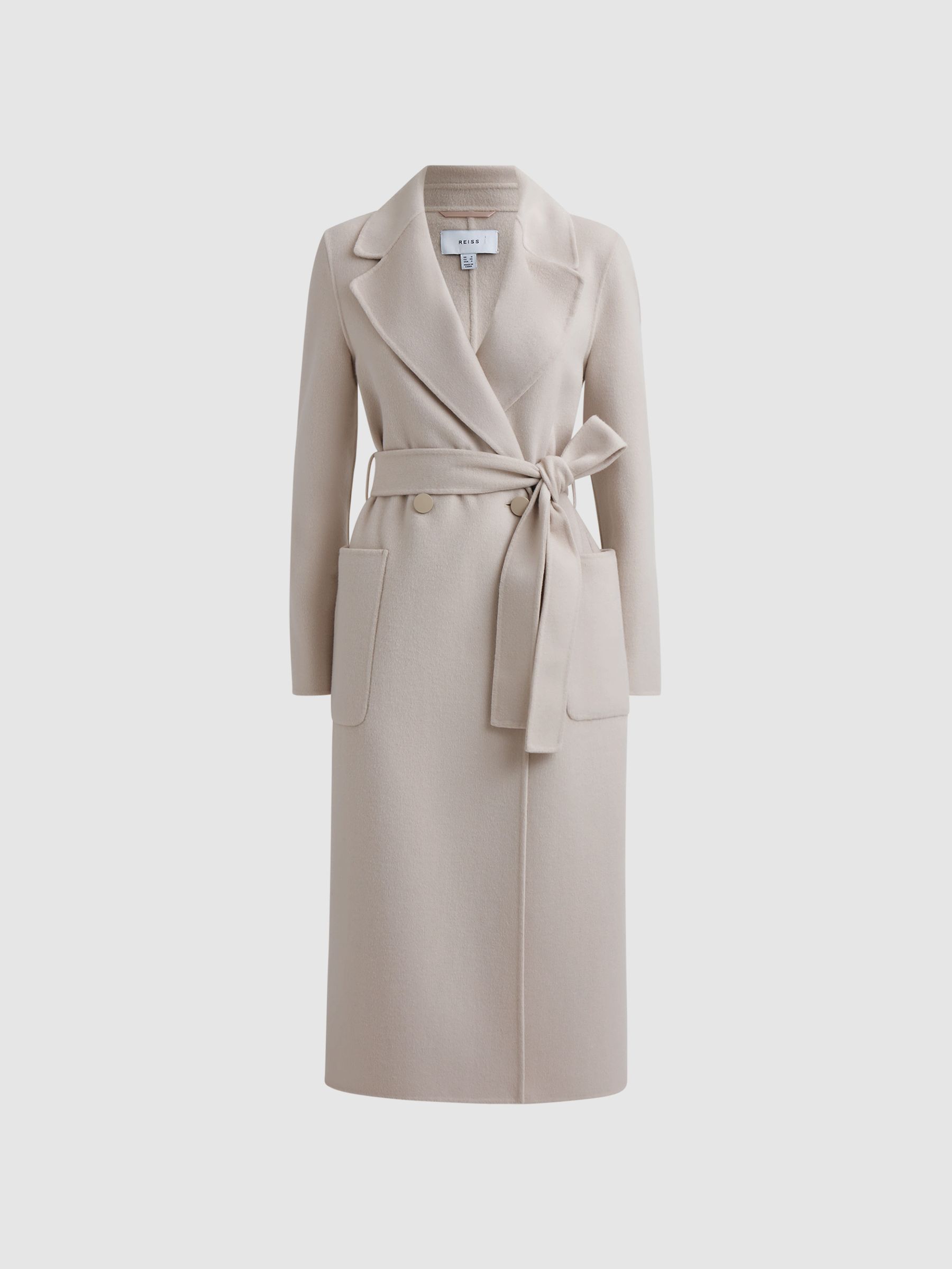 Reiss Lucia Relaxed Double Breasted Wool Blindseam Coat - REISS