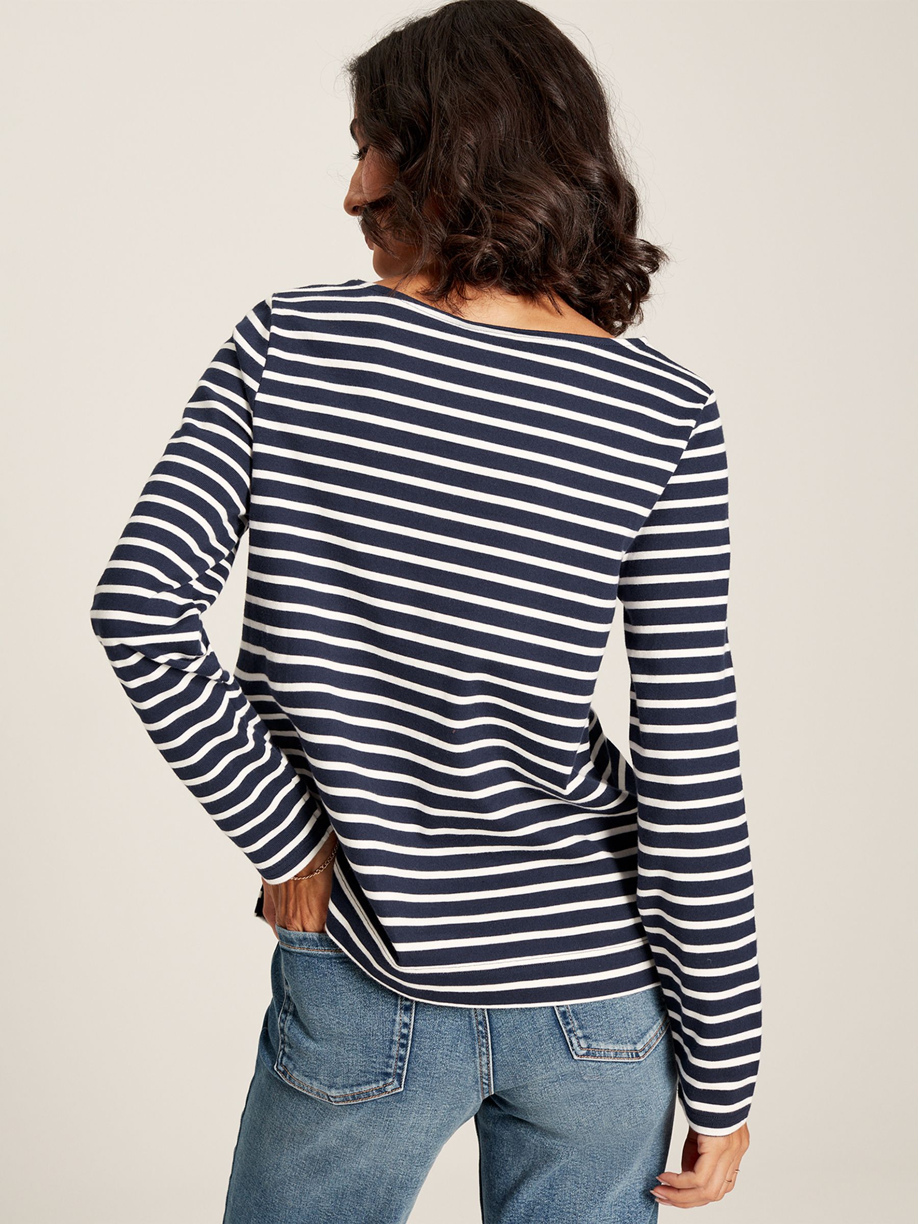 Buy Joules Harbour Long Sleeve Breton Top from the Joules online shop