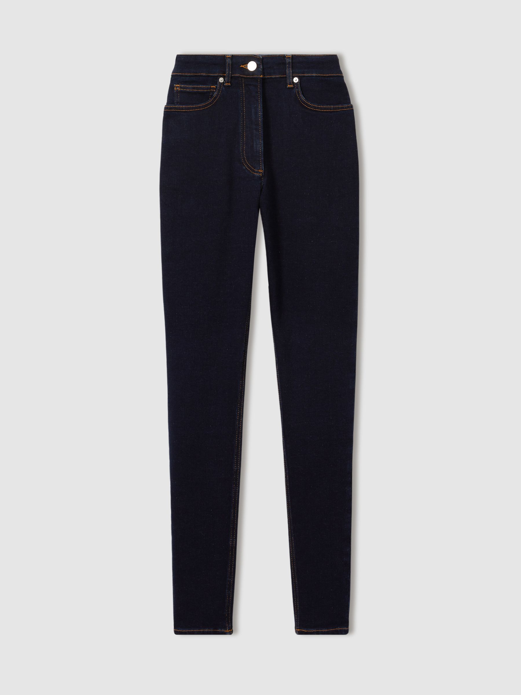 Reiss Dark Blue Hattie Petite Skinny Jeans