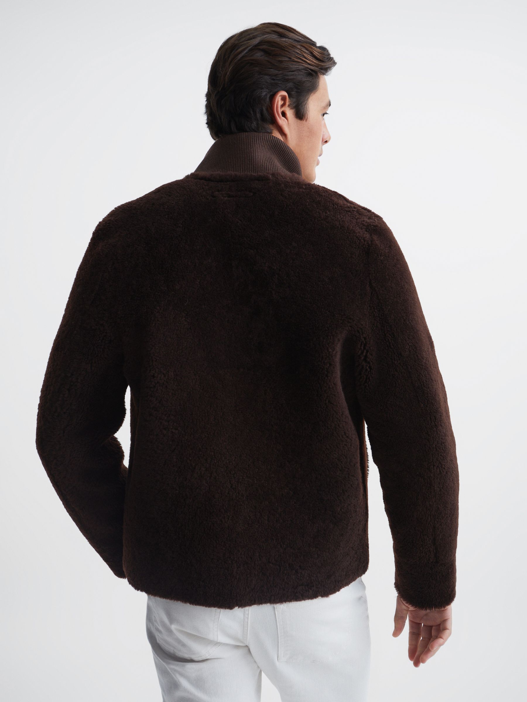 Reiss Howick Reversible Shearling Jacket - REISS