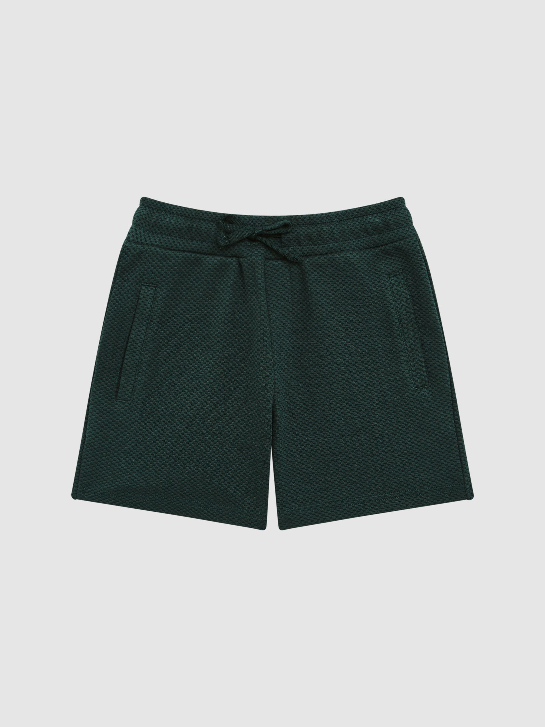 Reiss Robin Slim Fit Textured Drawstring Shorts - REISS