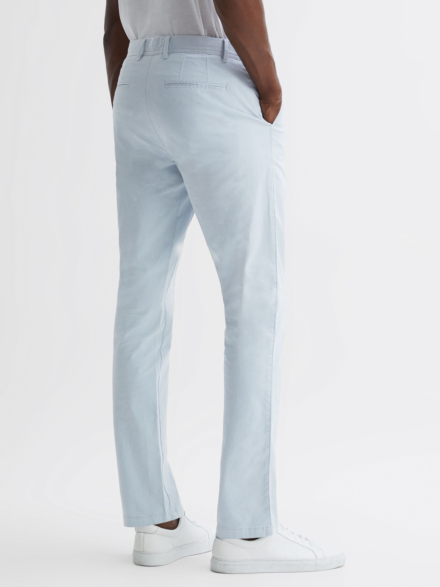 Reiss Pitch Slim Fit Washed Chinos - REISS