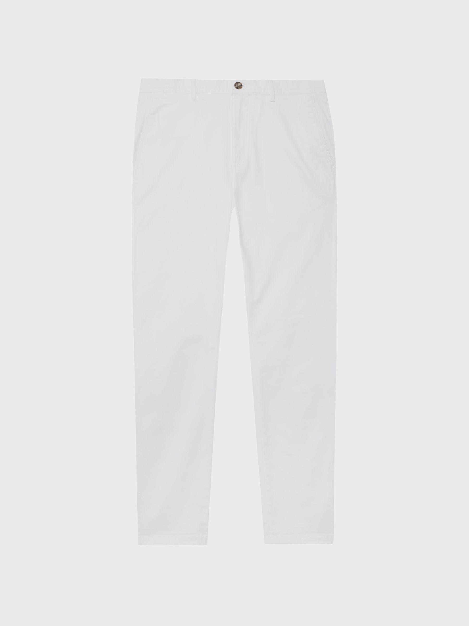 Reiss Pitch Slim Fit Washed Cotton Blend Chinos - REISS