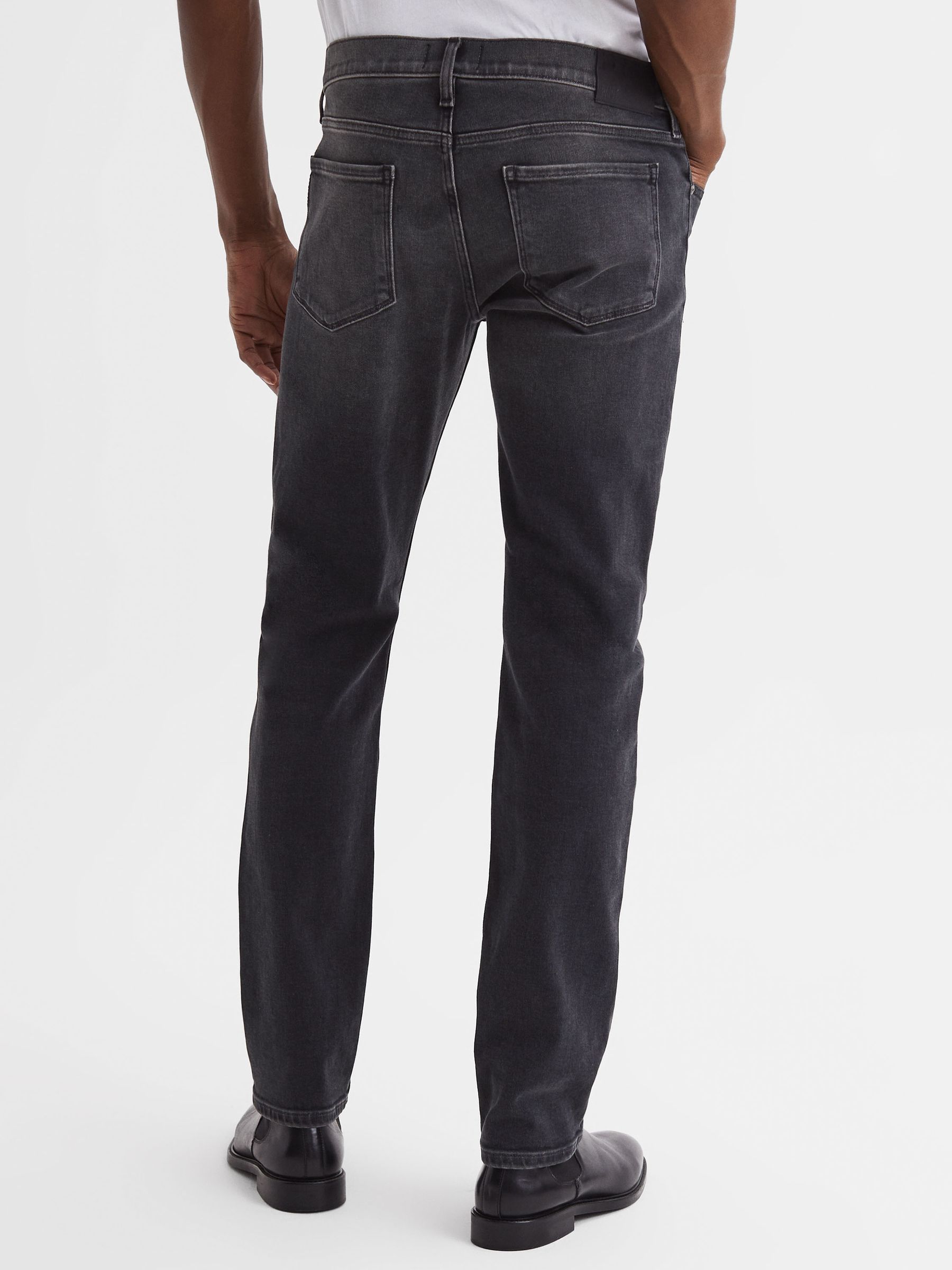 Paige High Stretch Slim Fit Jeans - REISS