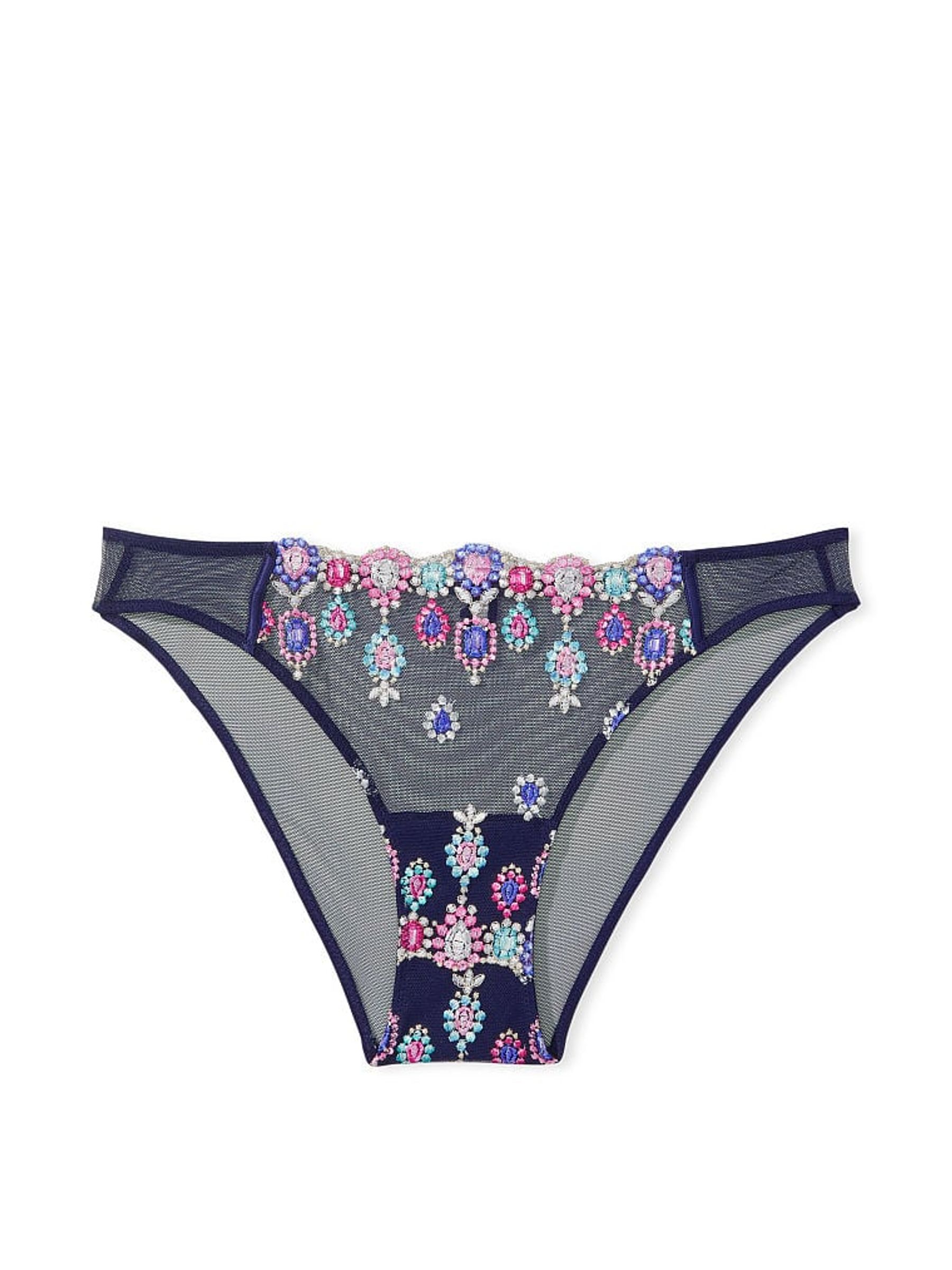 Buy Victoria's Secret Bejeweled Embroidery Cheekini Knickers from the ...