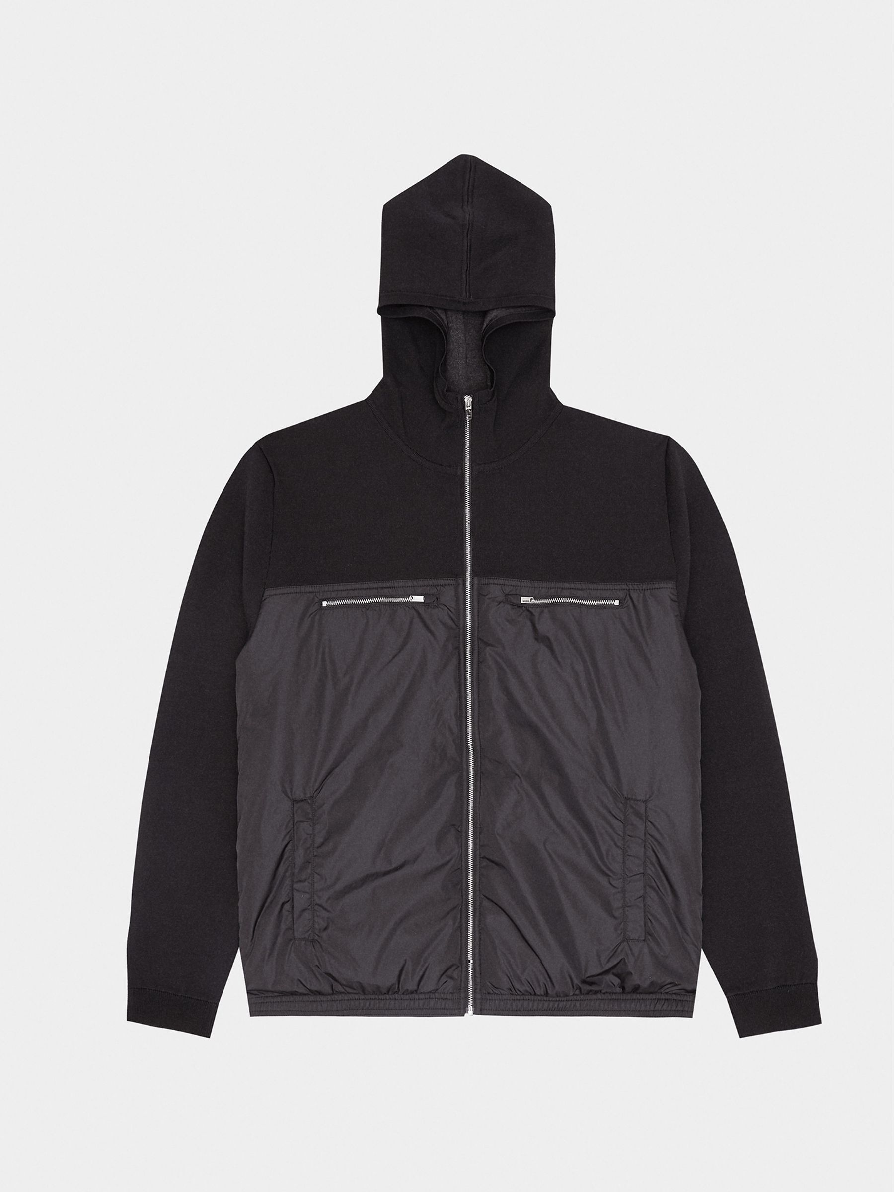 Reiss Cooper Zip Through Hooded Hybrid Jacket - REISS
