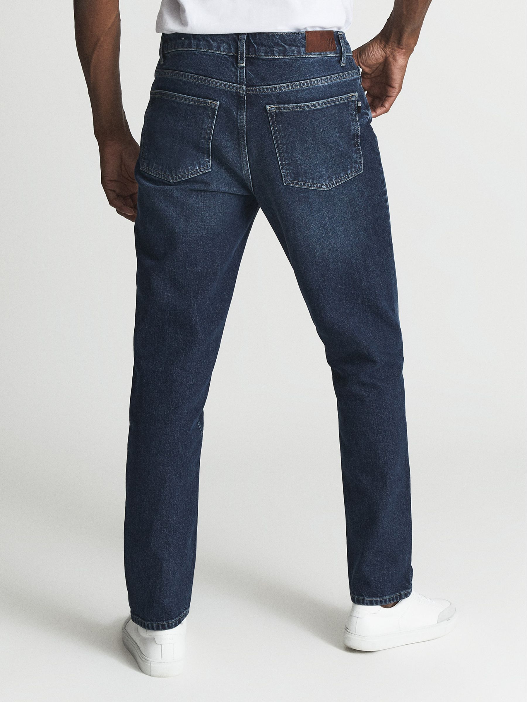 Reiss Walsh Slim Fit Washed Jeans - REISS