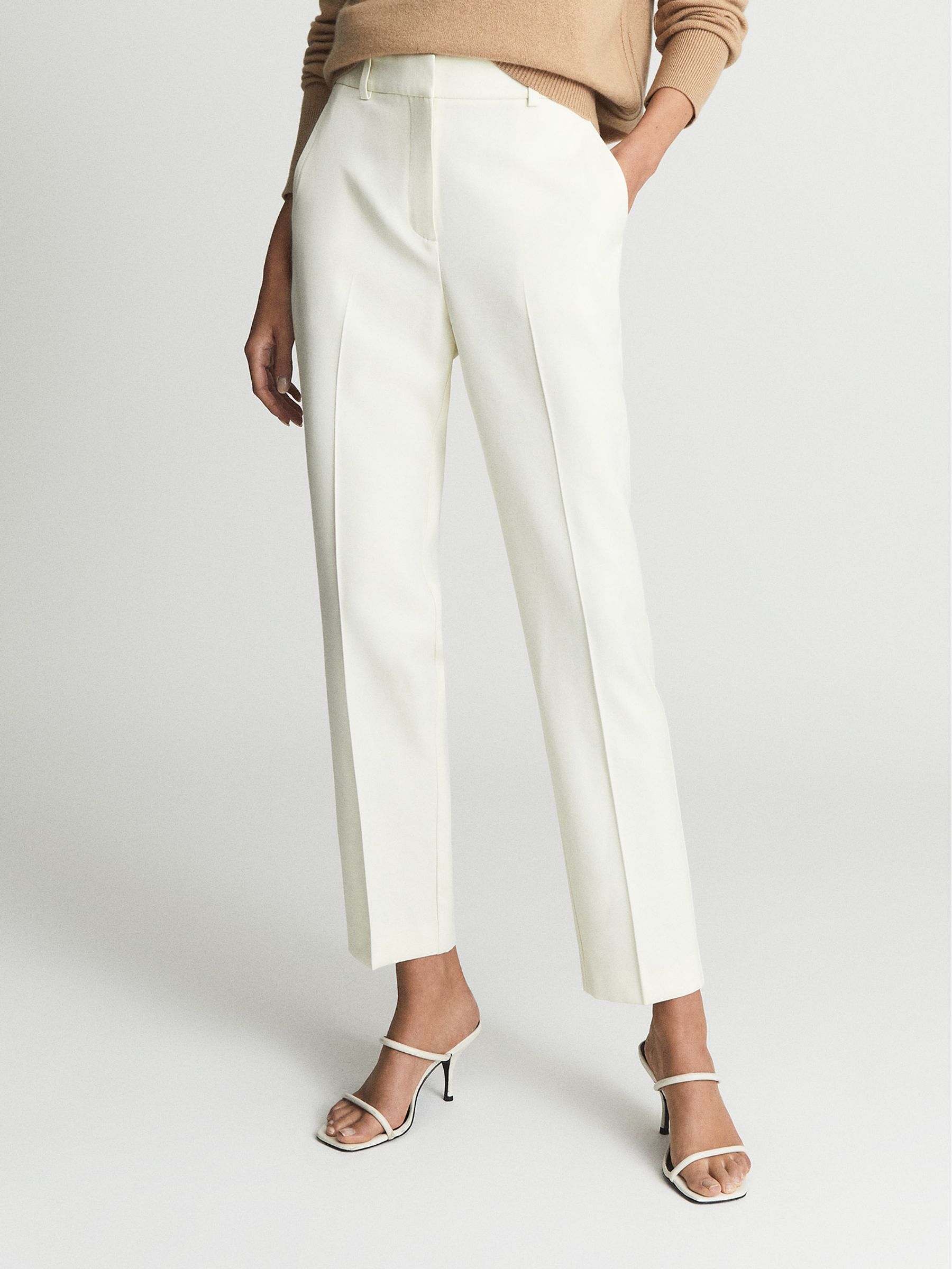 Reiss Etna Flared Tailored Trousers - REISS
