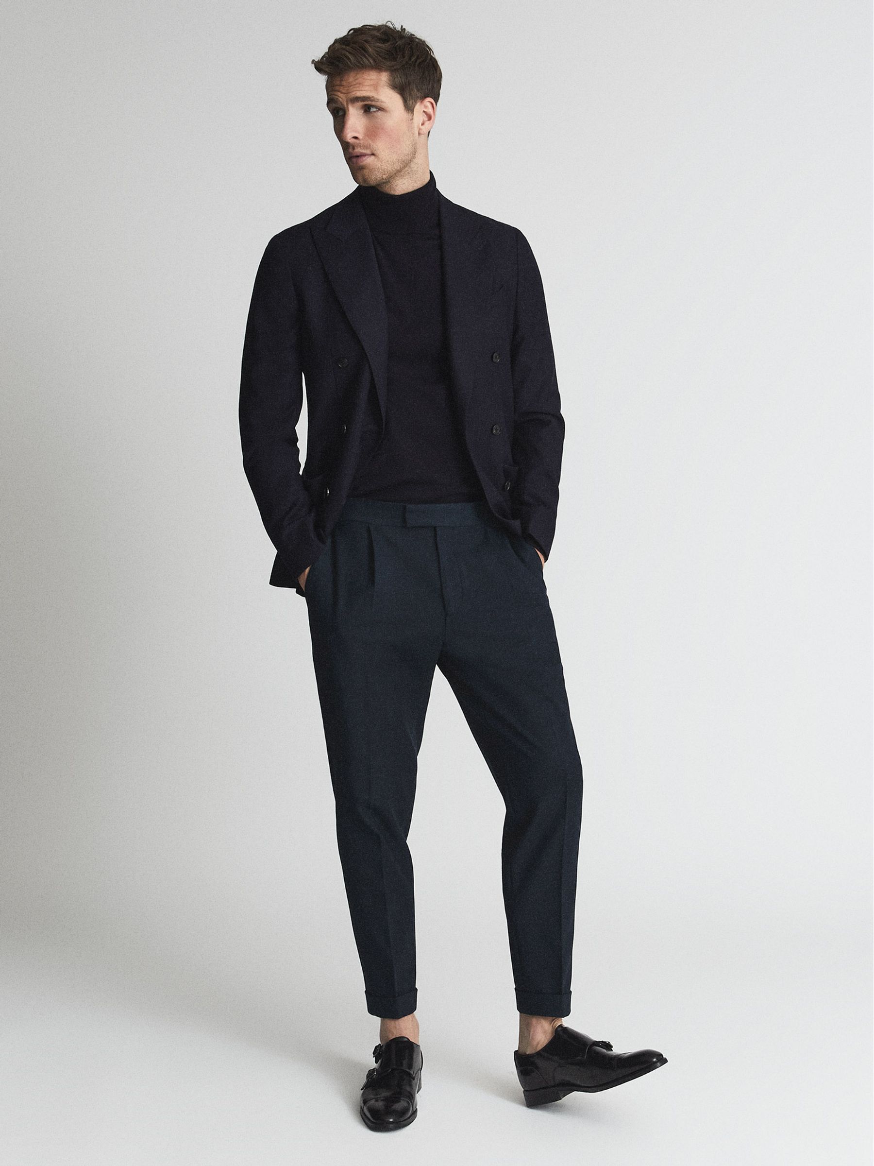 Reiss Borough Relaxed Fit Twill Trousers - REISS