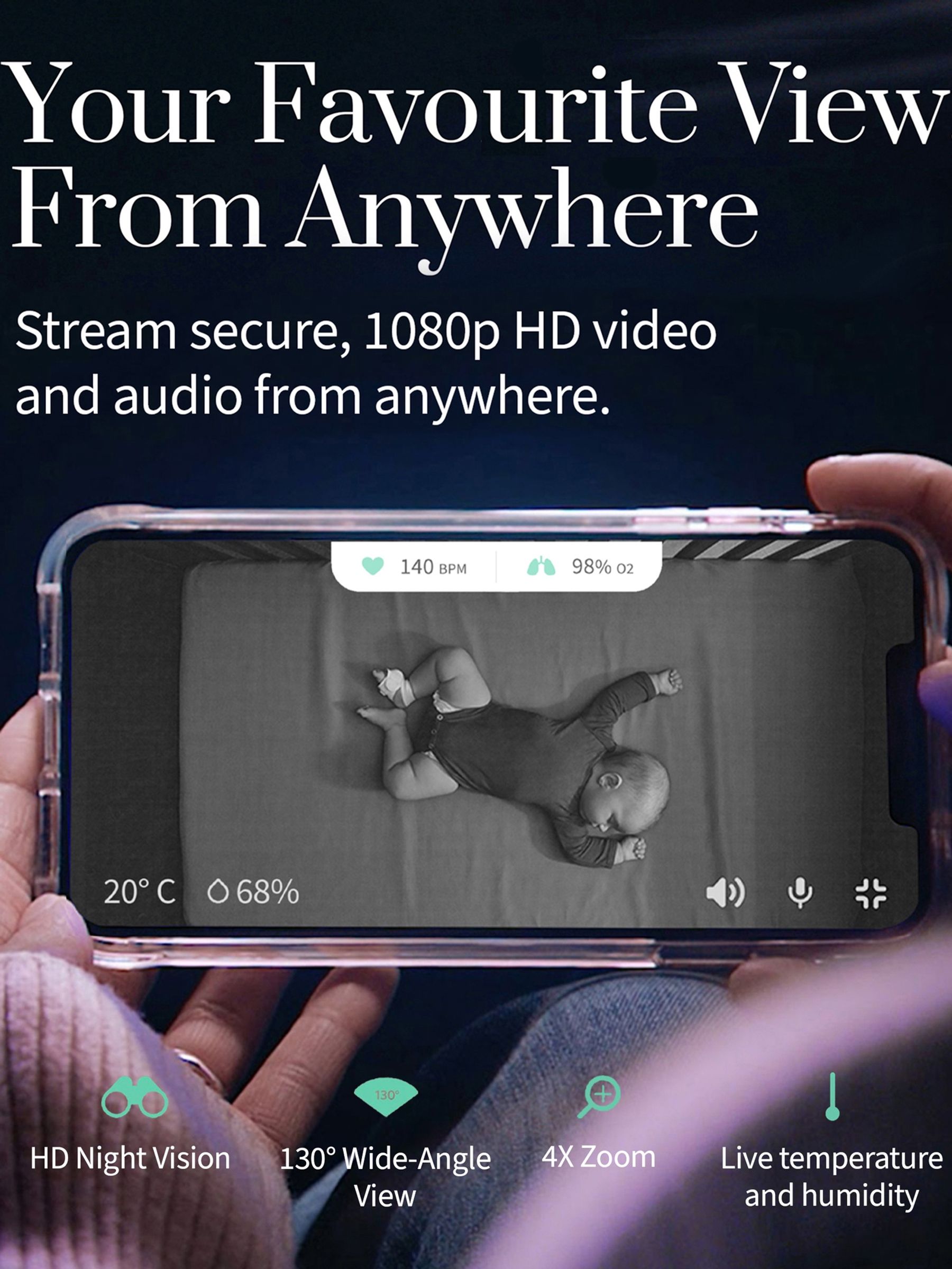 Buy Owlet Owlet Baby Monitor Duo Smart Sock 3 + Cam 2 from the JoJo