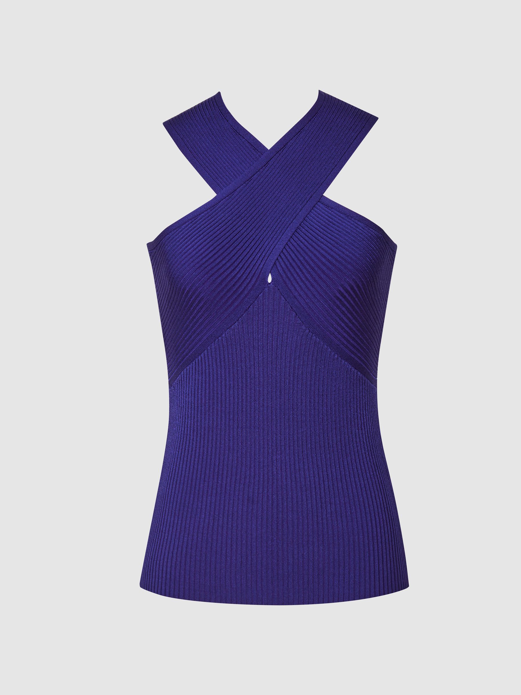 Reiss Lily Knitted Halterneck Cami Vest Top - REISS