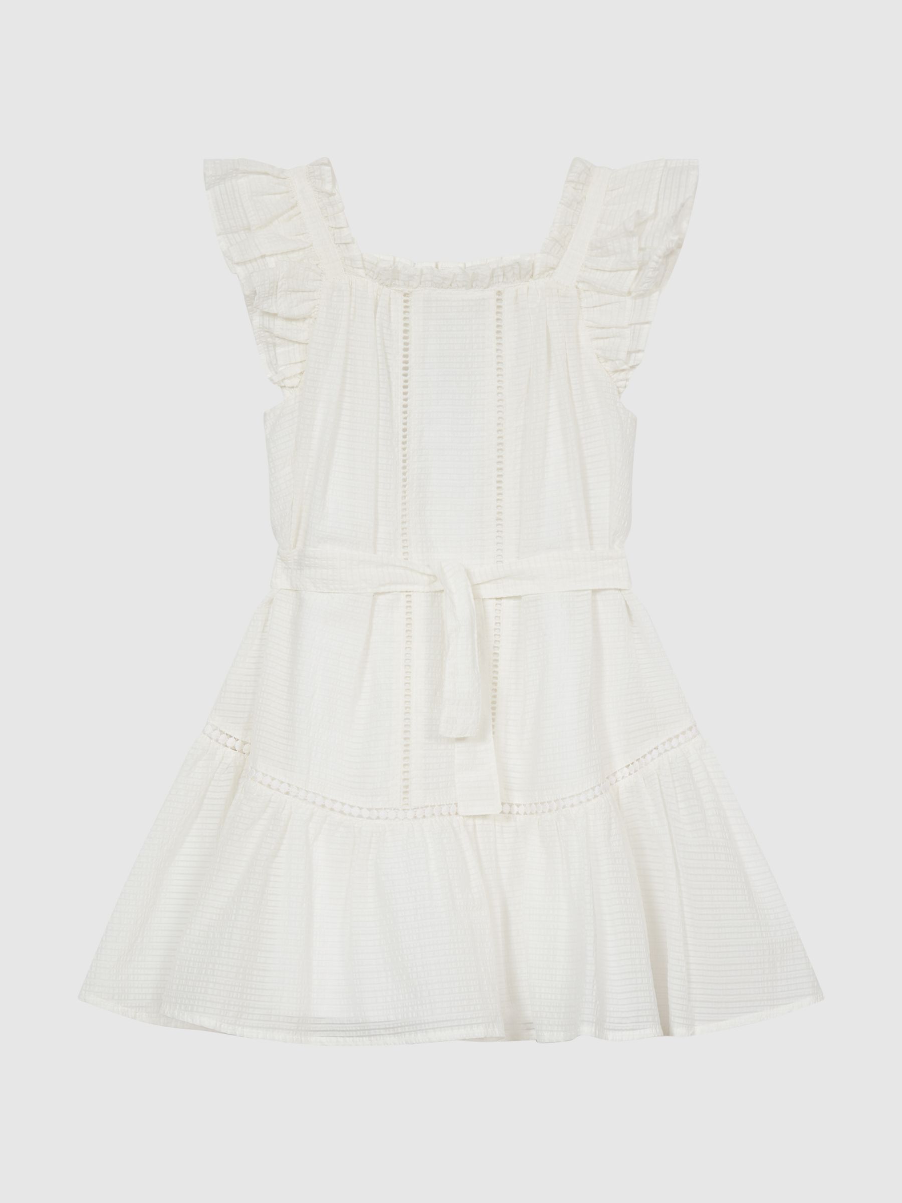 Reiss Malin Junior Textured Mini Dress - REISS
