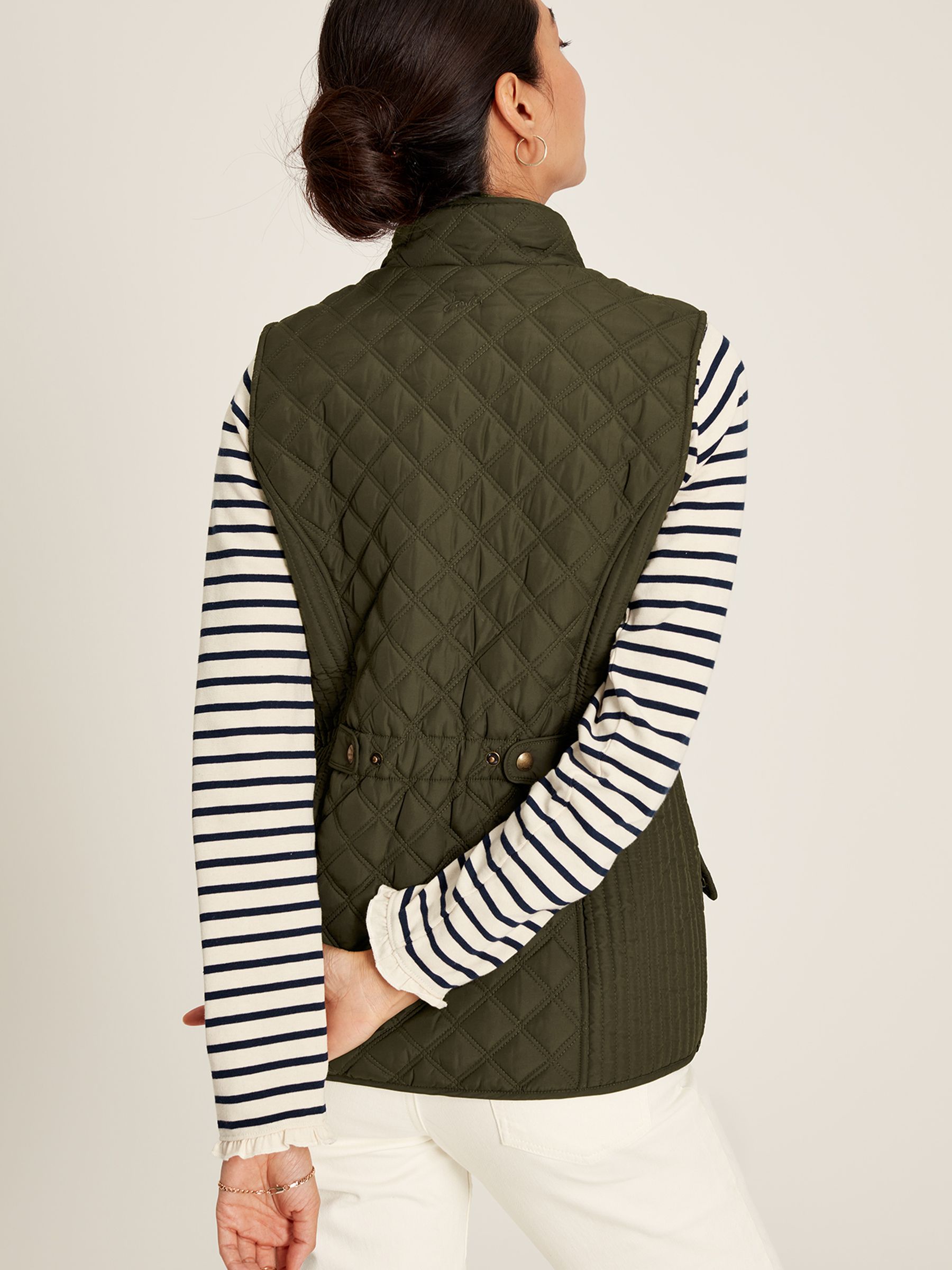 Buy Joules Minx Showerproof Diamond Quilted Gilet from the Joules ...