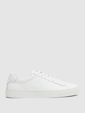 Leather Trainers in White