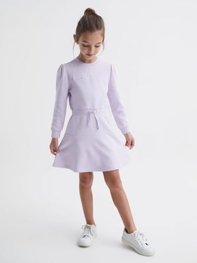 Junior Relaxed Jersey Dress in Lilac