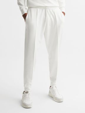 Castore Bonded Joggers in White