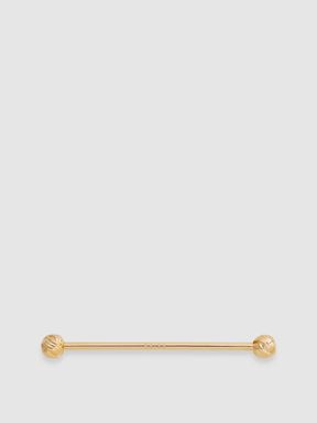 Knot Tie Bar in Gold