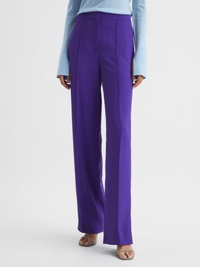 Pull On Trousers in Purple