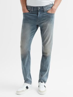 Paige Slim Fit High Stretch Jeans in Durant