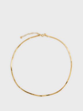 Maria Black Chain Necklace in Gold