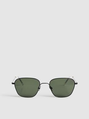 Monokel Eyewear Squared Sunglasses in Black