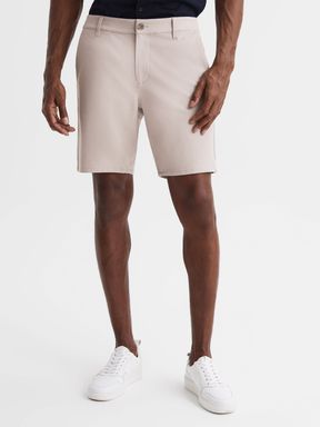 Paige Chino Shorts in Oyster