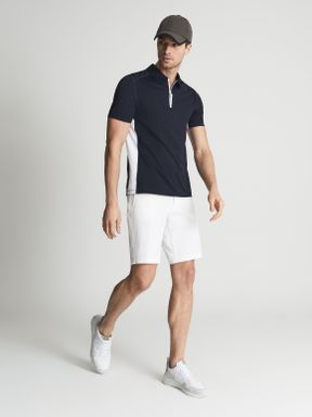 Golf Performance Slim Fit Shorts in White