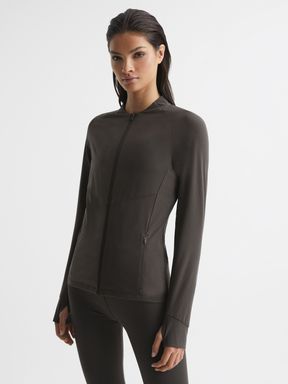 Castore Performance Stretch Jacket in Brown