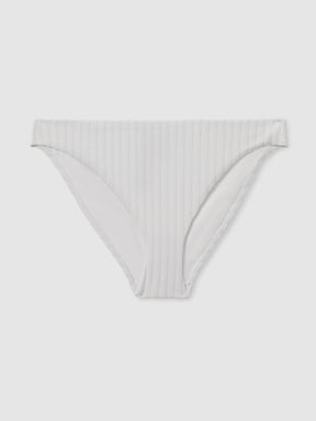 White Calvin Klein Calvin Klein Underwear Ribbed Bikini Bottoms