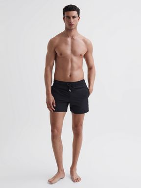 Black Reiss Moorea Vilebrequin Plain Swim Shorts
