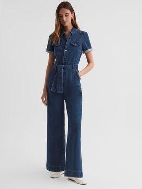 Jelina Reiss Anessa Paige Cropped Jumpsuit