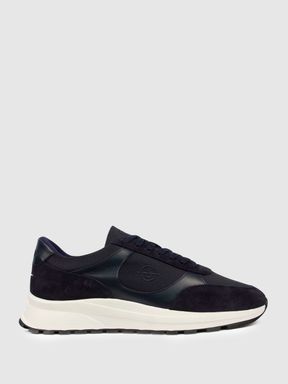 Navy/White Unseen Plemont Trainers