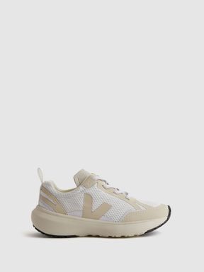 White Pierre Reiss Small Canary Light Veja Mesh Trainers
